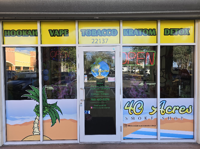 40 Acres smoke shop in Miami