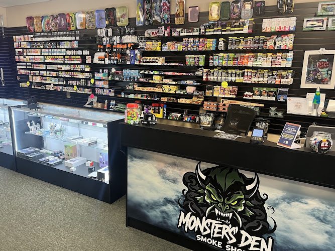 Monsters Den Smoke shop in Spring Hill